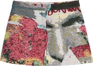 Desigual Fal Poster Lacroix Miniskirt