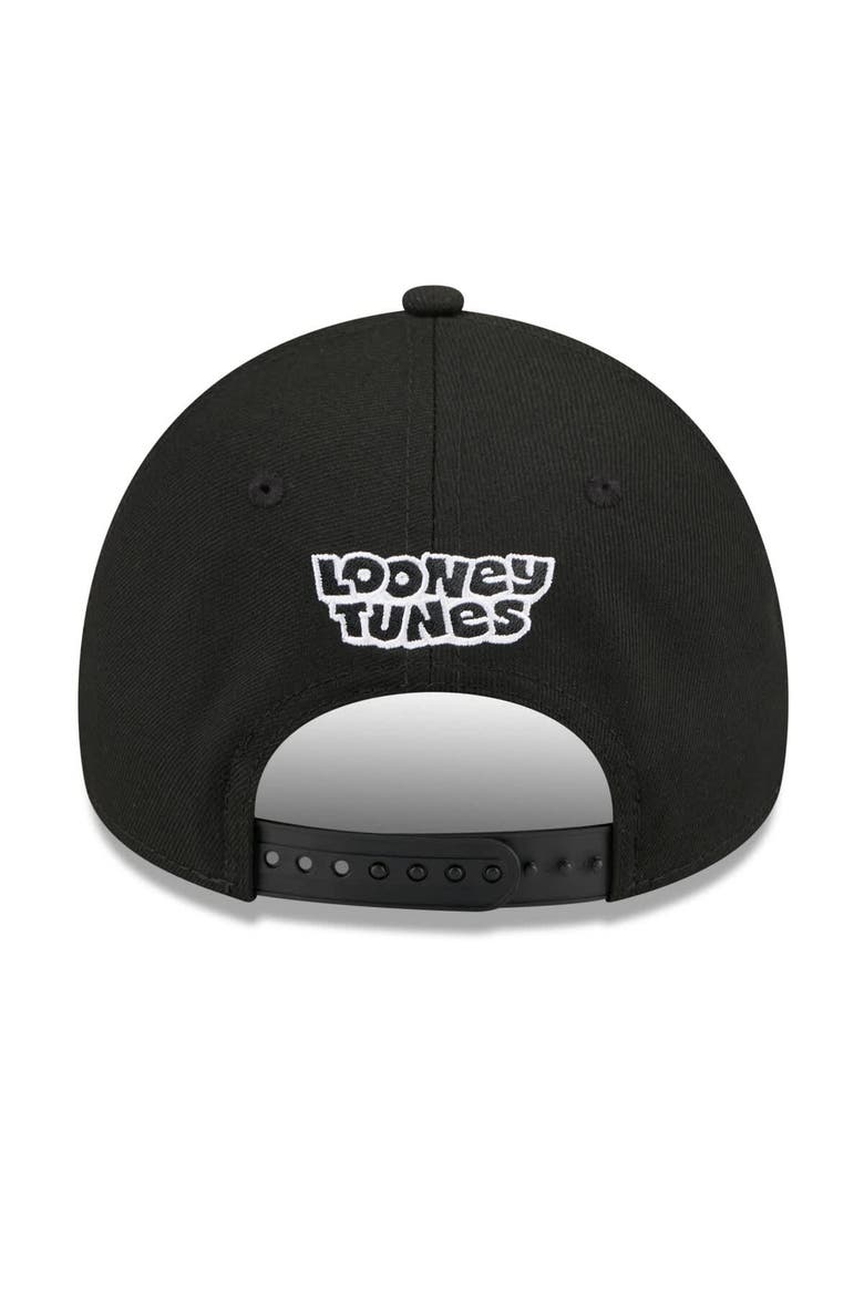 Youth New Era Black Pittsburgh Pirates Looney Tunes A-Frame 9FORTY Adjustable Hat, Alternate, color, Black