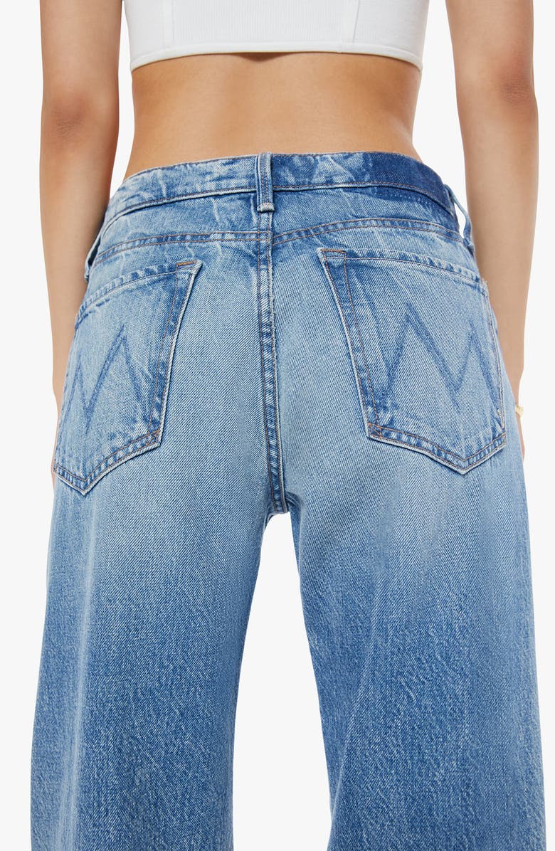 MOTHER Lil' Dodger Sneak Wide Leg Jeans, Alternate, color,