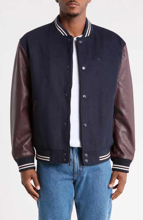 Mixed Media Varsity Jacket