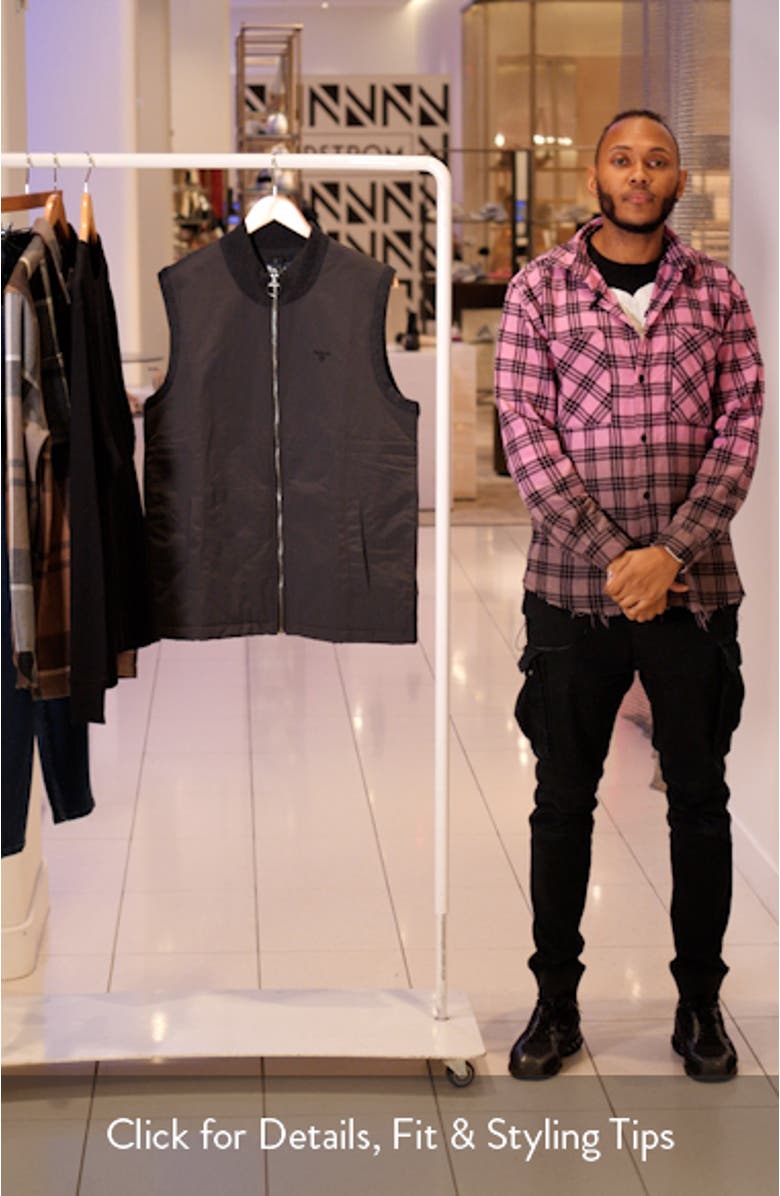 Leyburn Cotton & Wool Zip-Up Vest, sales video thumbnail