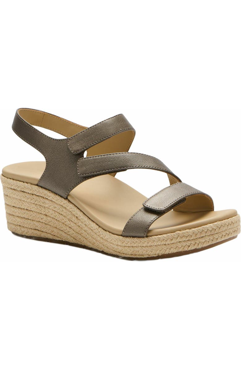 ABEO Riviera Adjustable Sandal, Main, color, Fossil - Regular