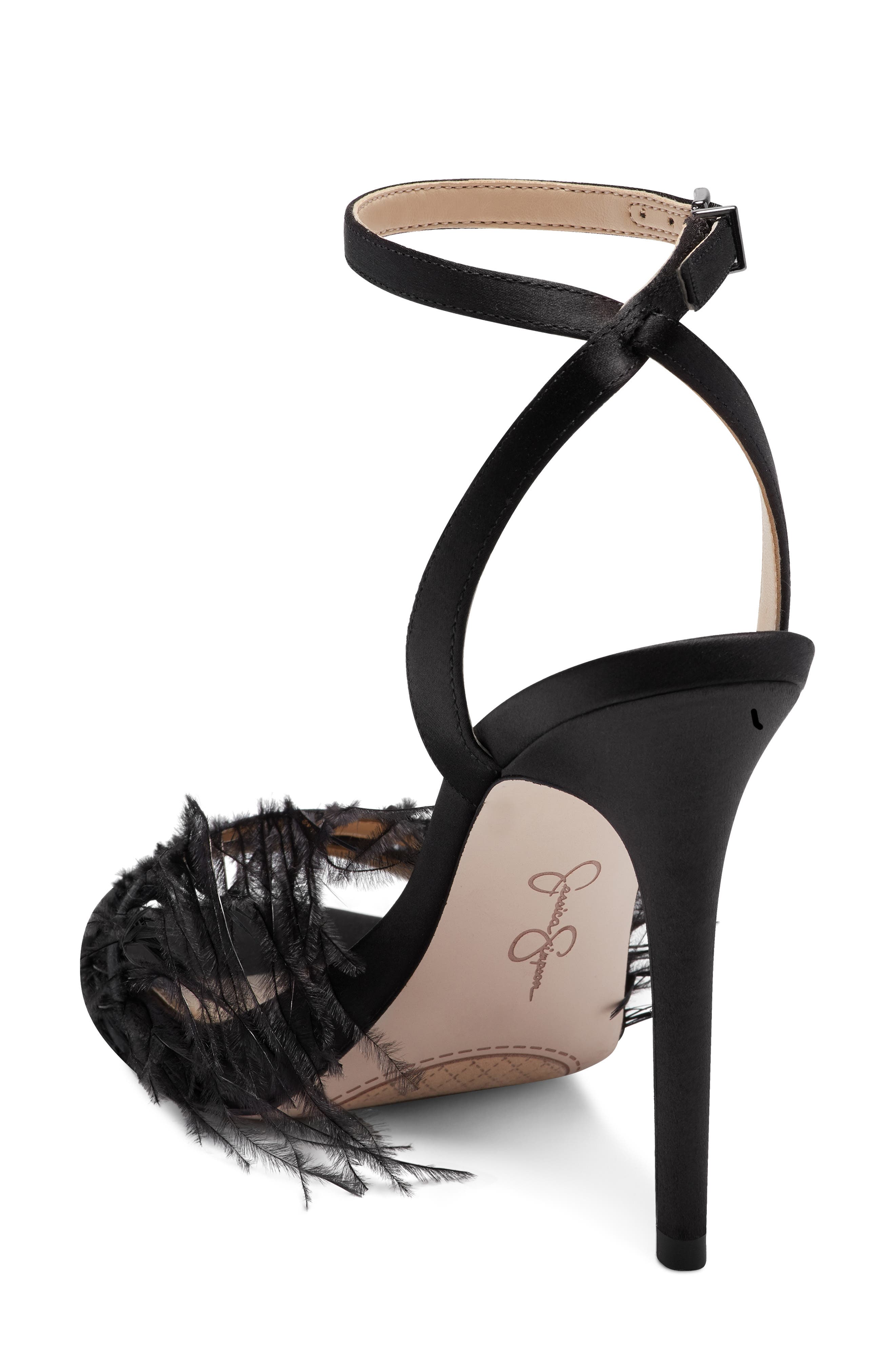 Jessica Simpson Raelin Feather Ankle Strap Sandal, Alternate, color, 