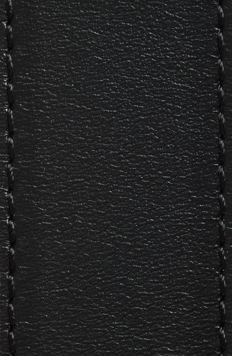 Jacquemus La Ceinture Chiquito Leather Belt, Alternate, color, Black / Silver 99S