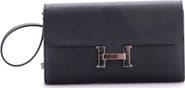 Pre-Owned Hermes Constance To Go Wallet Epsom