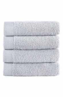 Brooks Brothers Signature 4-Piece Turkish Cotton Hand Towels