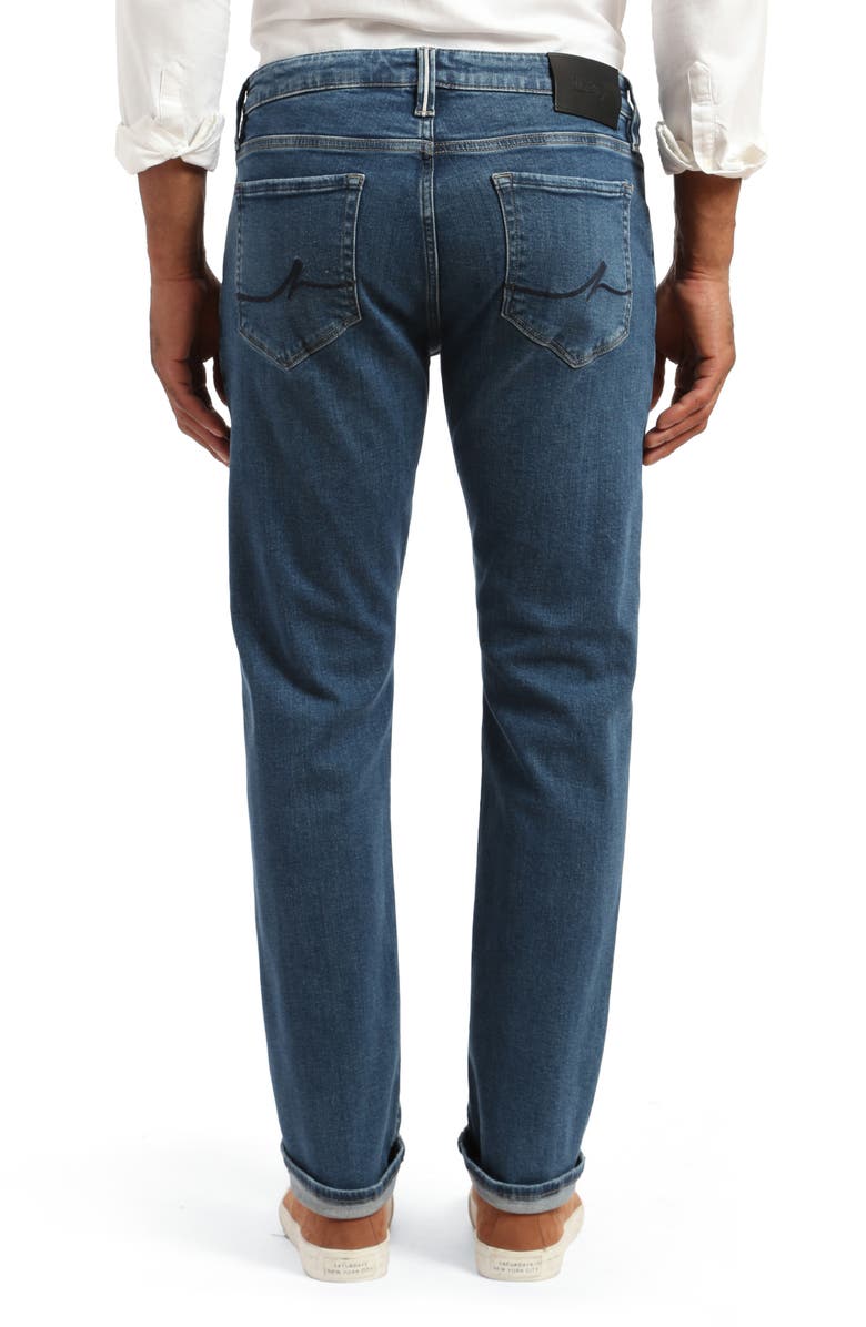 34 Heritage Cool Tapered Slim Fit Jeans, Alternate, color, Shaded Blue Selvedge