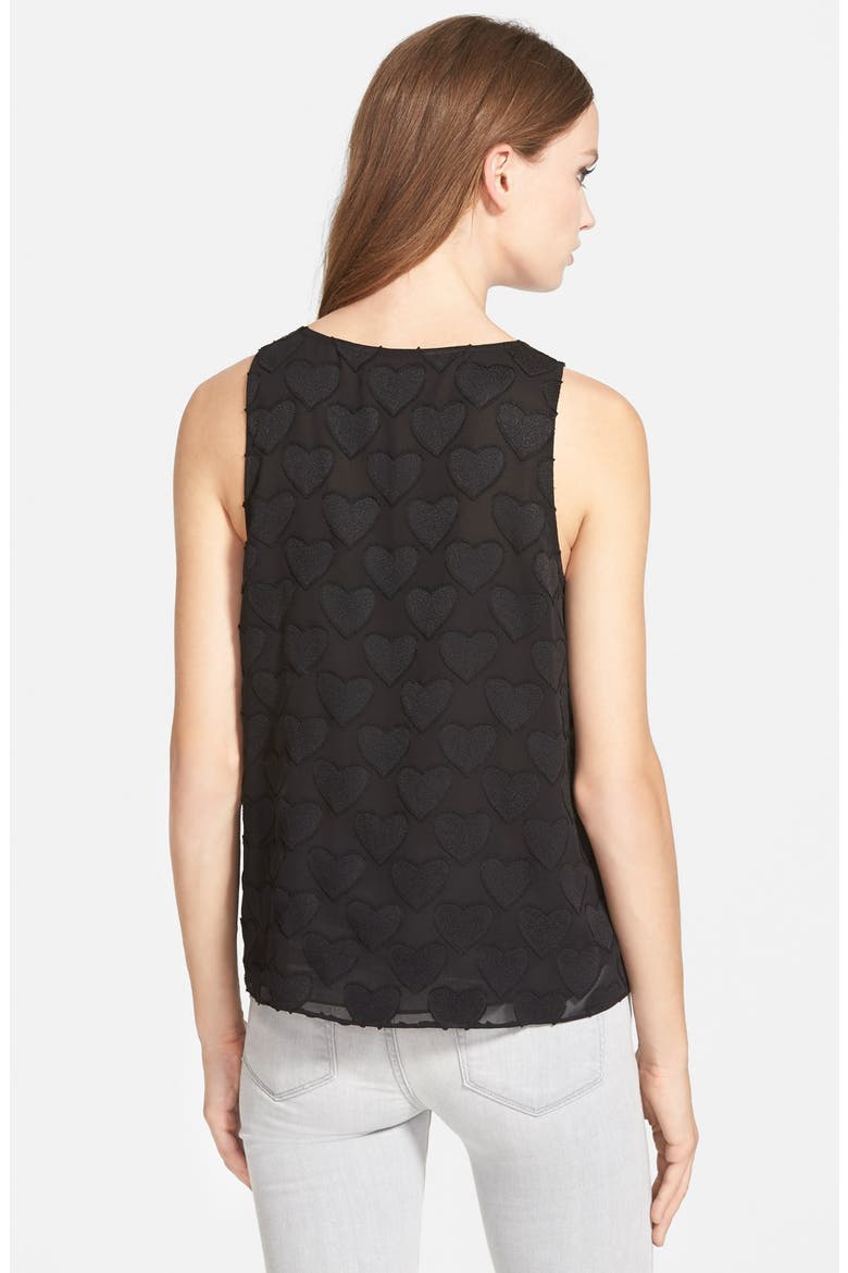 Floaty V-Neck Top, Alternate, color, BLACK