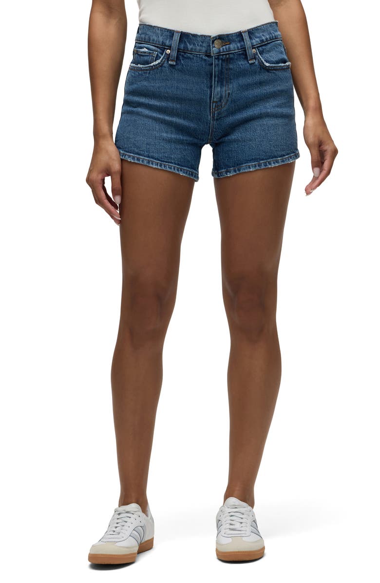 Hudson Jeans Gemma Mid Rise Shorts, Main, color,