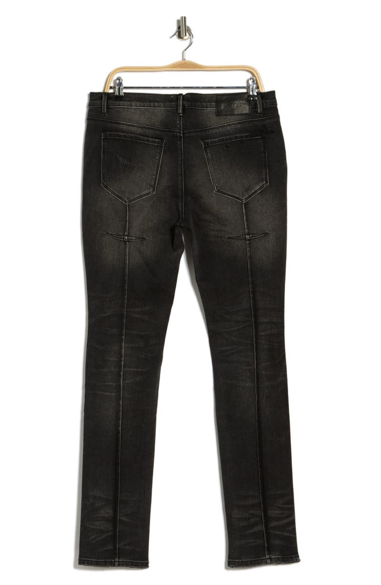 RtA Clayton Skinny Jeans, Alternate, color, Distressed Charcoal Drift