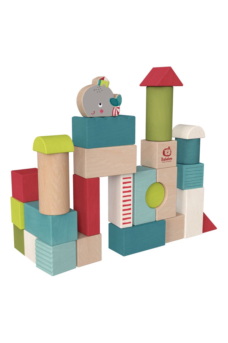 Wilma Whale Babablocks Building Blocks, Main, color, Multi / Blue