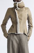 Rick Owens Naska Genuine Shearling Jacket