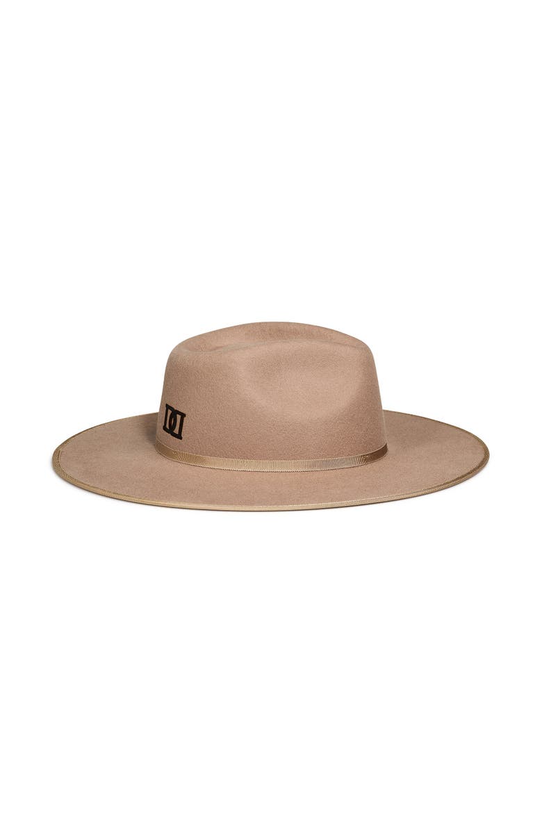 DESERI Flat Brim Hat, Alternate, color, Tan