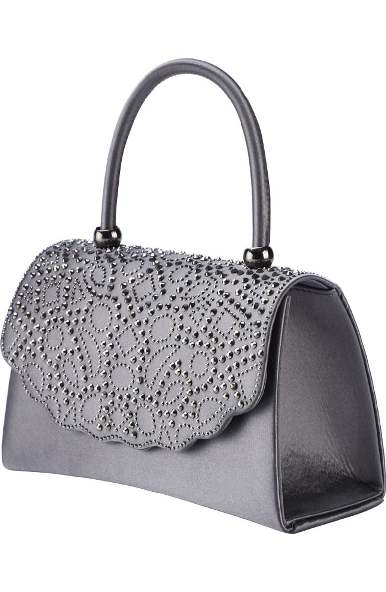 LADY COUTURE Evening Handbag, Main, color, Pewter