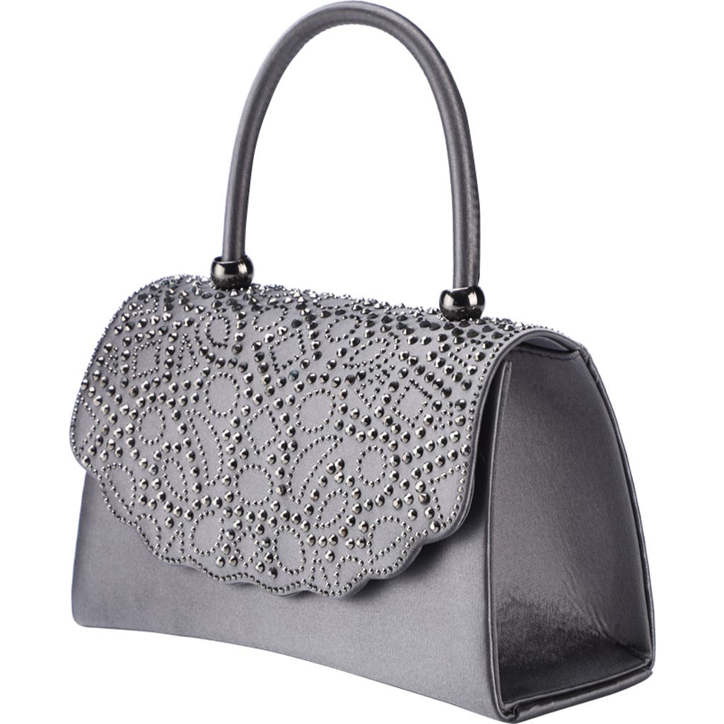 Lady Couture Evening Handbag In Gray