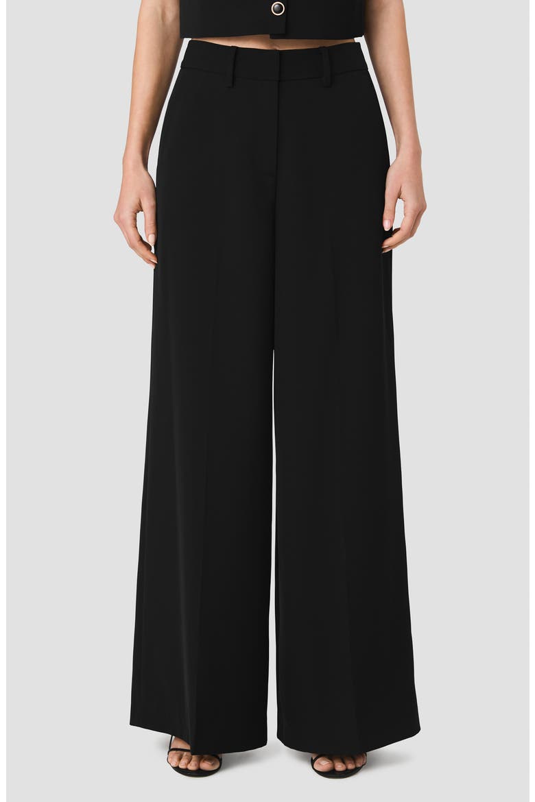 Harry High Waist Suit Pants, Main, color, BLACK