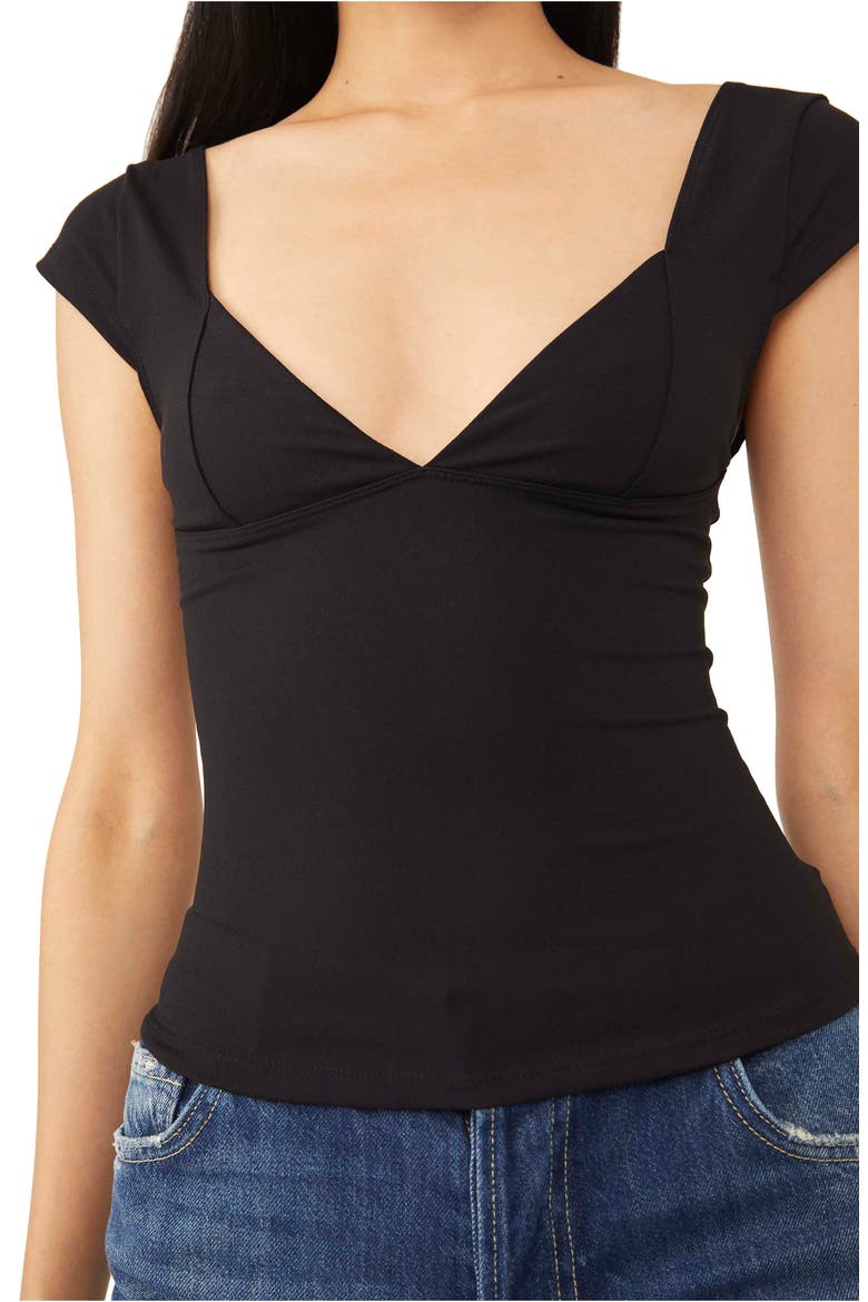 Duo Corset Top, Alternate, color, BLACK