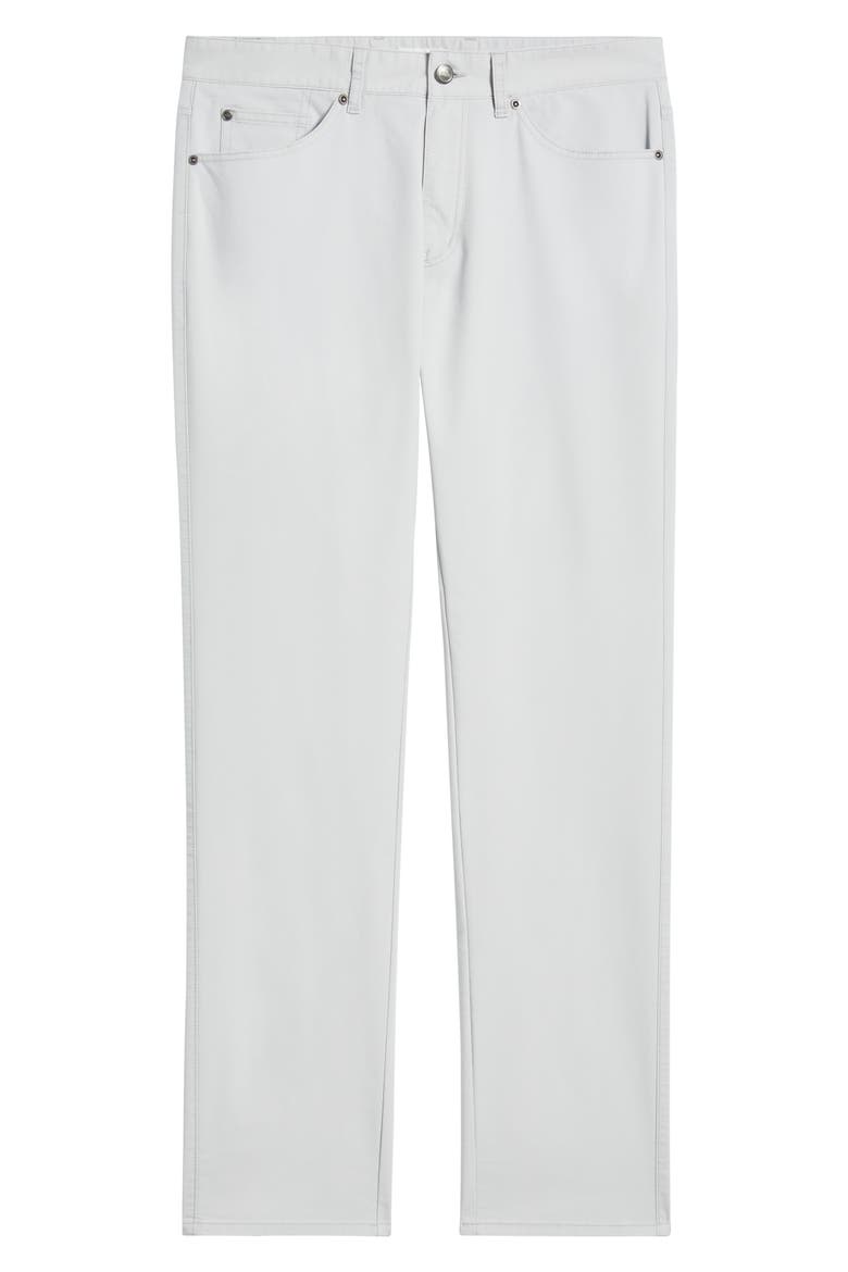 Crown Comfort Signature Sateen Five-Pocket Pants, Alternate, color, BRITISH GREY
