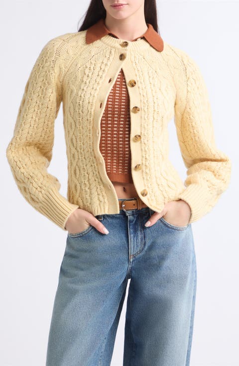 Cable Sculpted Cardigan