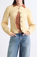 GUEST IN RESIDENCE Cable Sculpted Cardigan