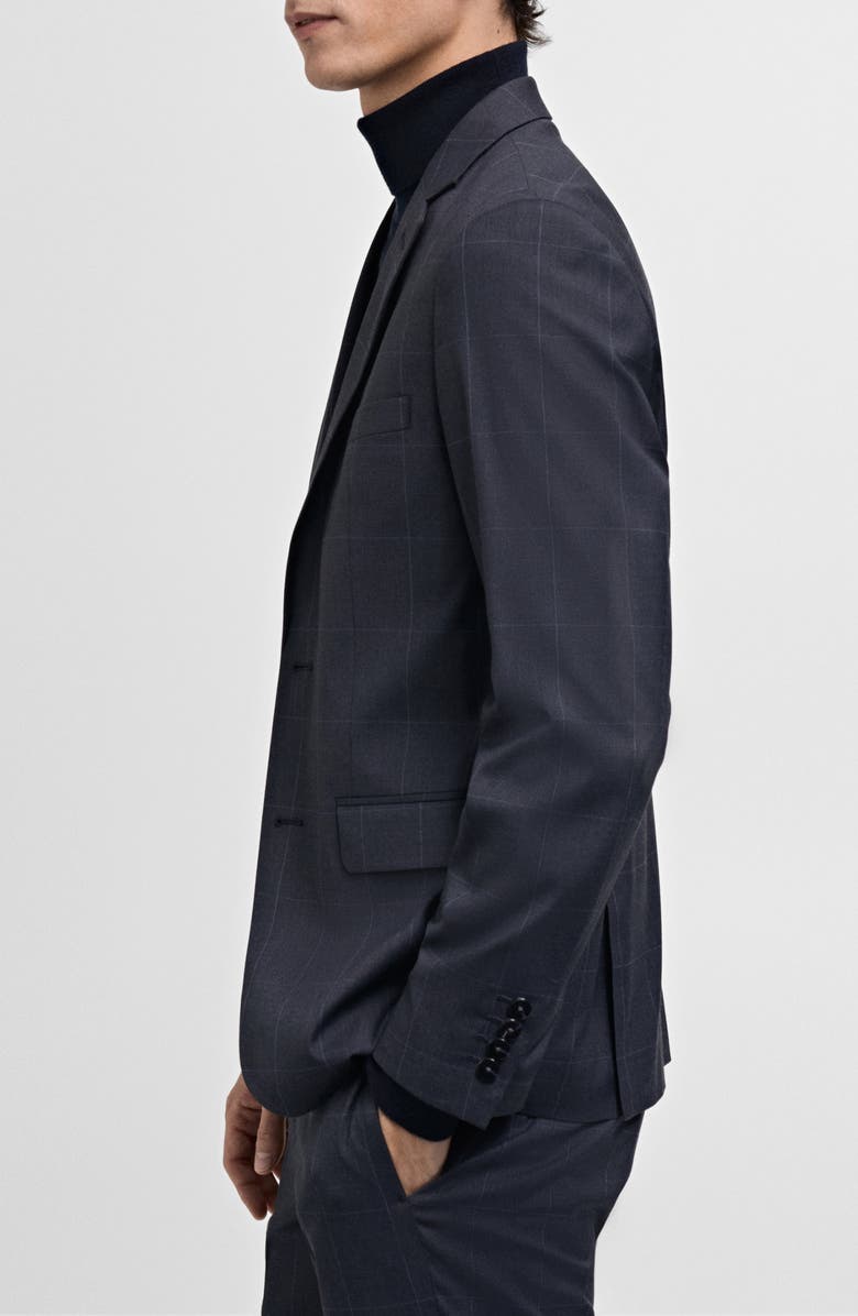 MANGO Superslim Fit Stretch Sport Coat, Alternate, color, Dark Navy