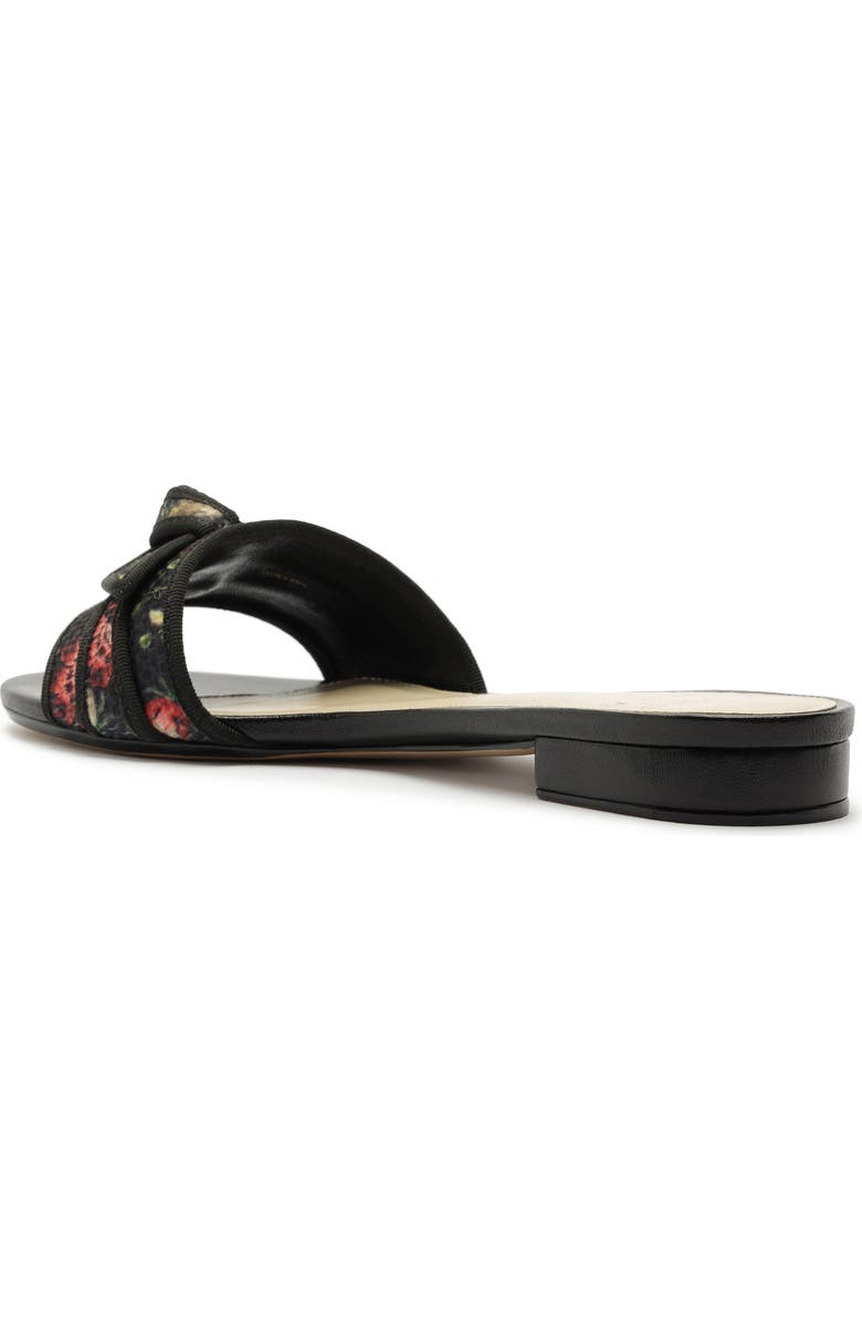 Alexandre Birman x Agua by Agua Bendita Grosgrain Raffia Slide Sandal, Alternate, color, Paramo Tonia/ Black