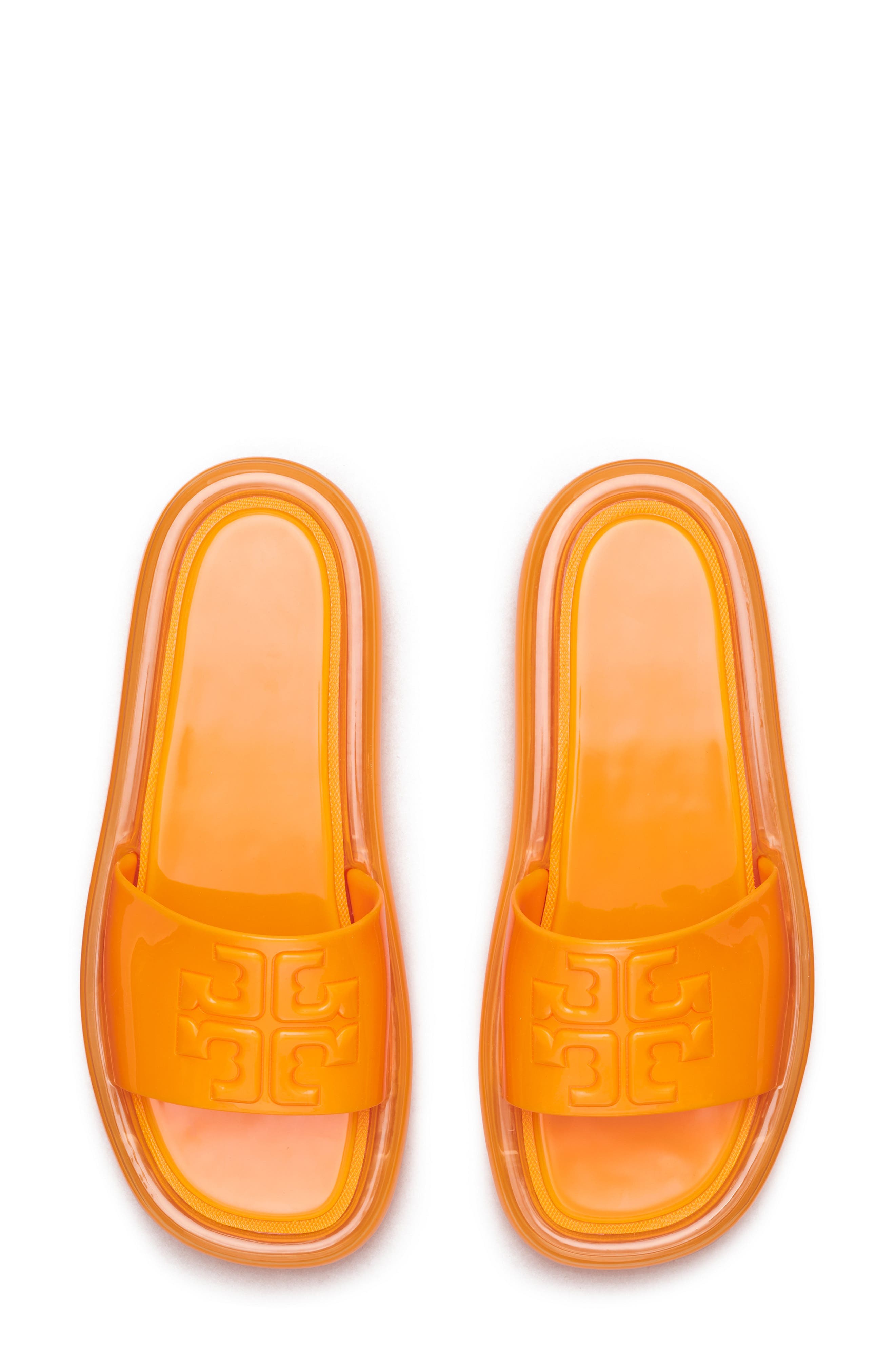 Tory Burch Bubble Jelly Slide Sandal, Alternate, color, Bumblebee