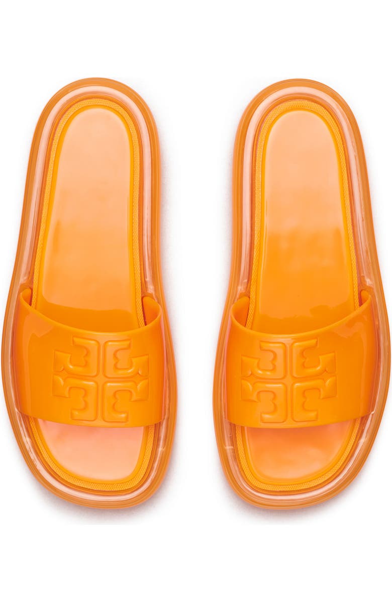 Tory Burch Bubble Jelly Slide Sandal, Alternate, color, Bumblebee