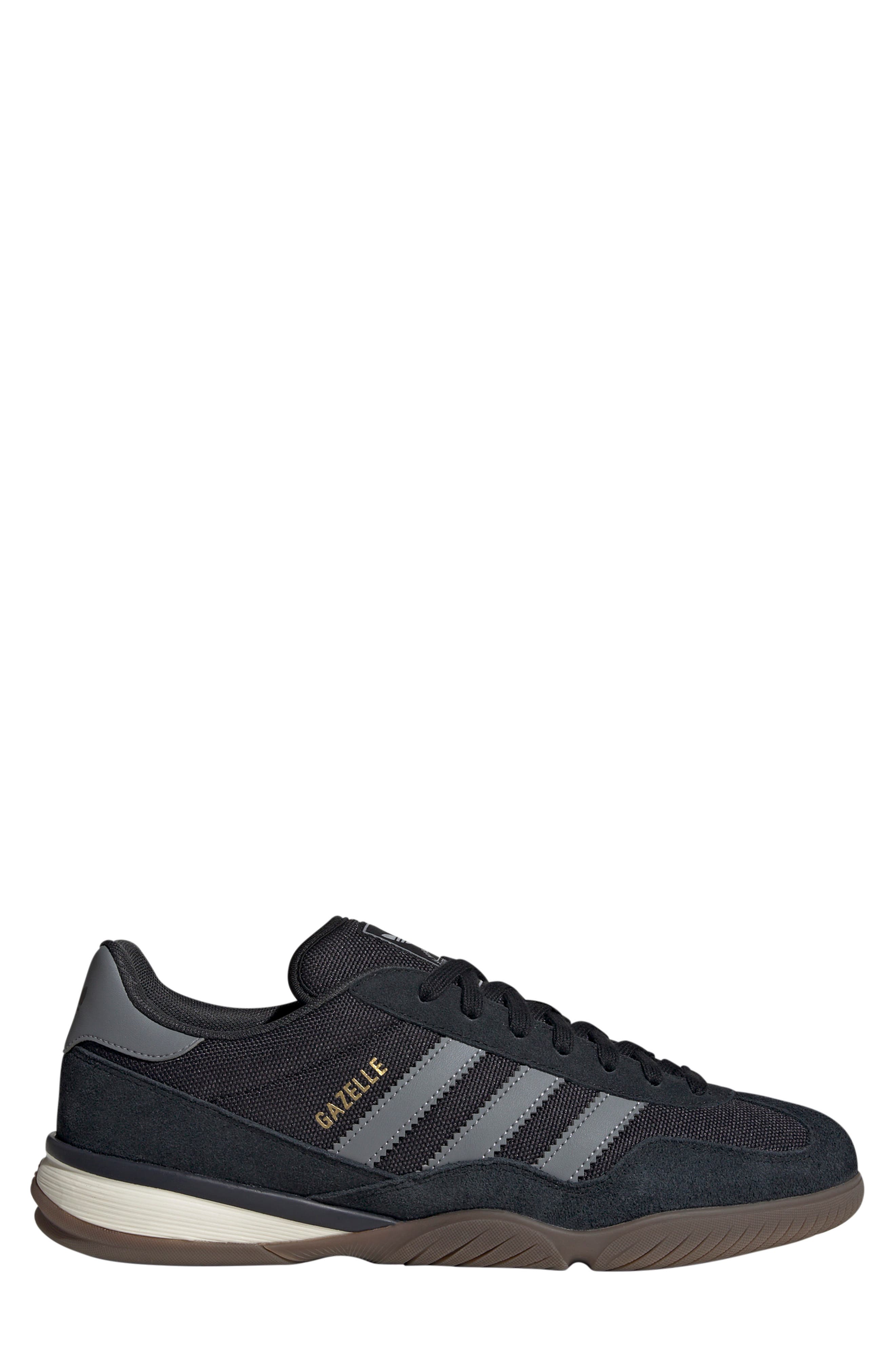 adidas Gender Inclusive Gazelle Sala Sneaker, Alternate, color, Black/ Grey/ Gum