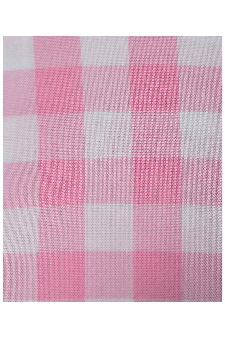 Poplin Drop Waist Midi Skirt, Alternate, color, Seaside Pink Gingham