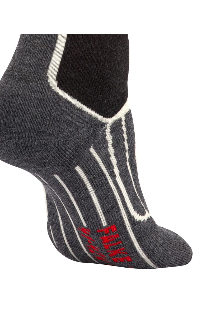 Falke SK2 Intermediate Wool Ski Socks, Alternate, color, Off-White
