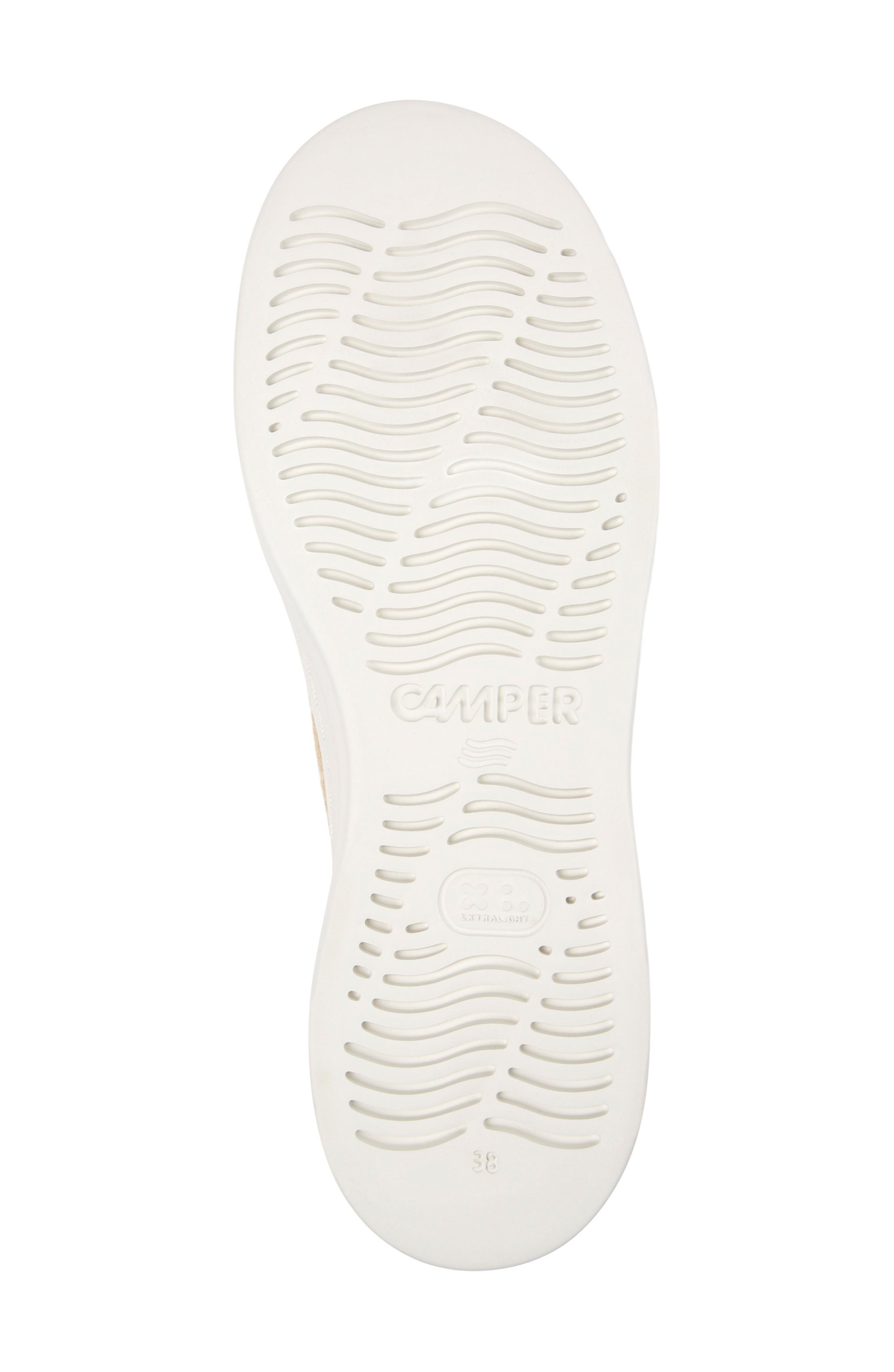 Runner Up Perforated Sneaker, Alternate, color, MEDIUM BEIGE