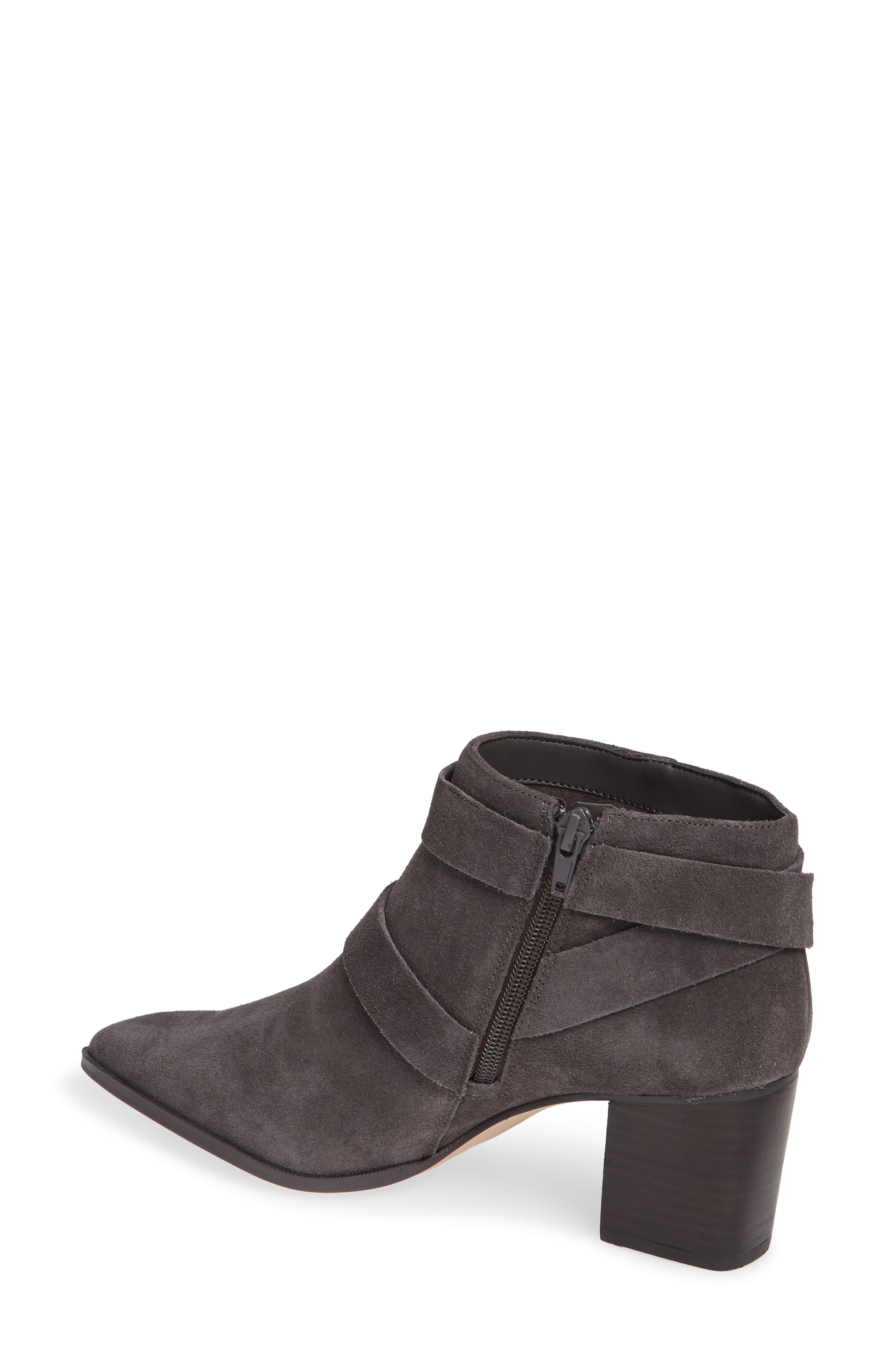 Dariela Strappy Bootie, Alternate, color, IRON SUEDE