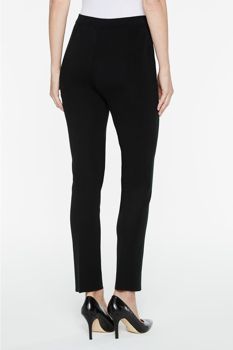 Knit Slim Leg Pants, Alternate, color, Black