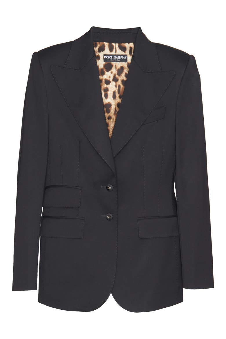 Turlington Stretch Wool Blazer, Alternate, color, BLACK
