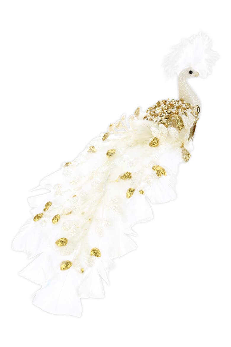 Elegant Peacock, Set of 6, Main, color, White
