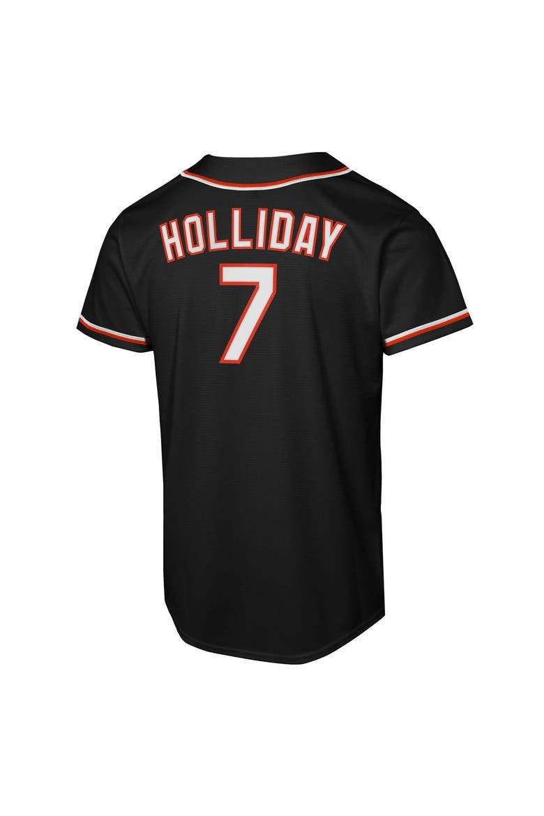 Youth Nike Jackson Holliday Black Baltimore Orioles Fashion Replica Player Jersey, Alternate, color, Black