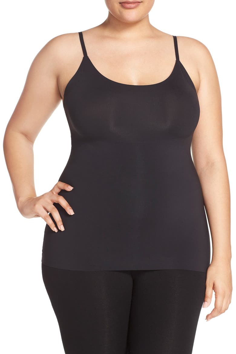 Thinstincts Convertible Camisole, Main, color, VERY BLACK