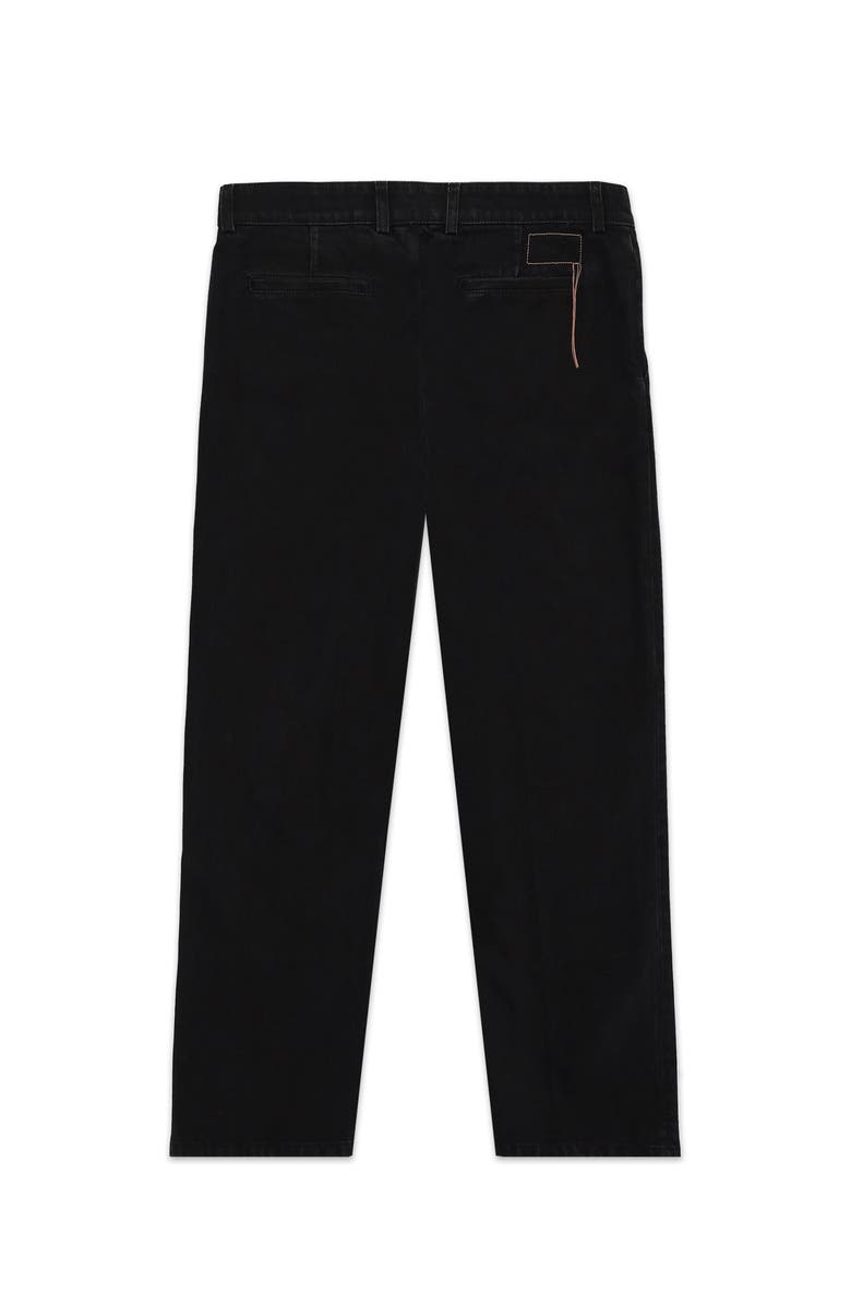Fortela Maine Cotton Trousers, Alternate, color, Black