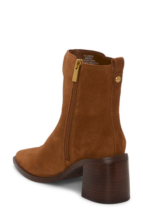 Vince Camuto Lorelai Pointed Toe Bootie In Brown