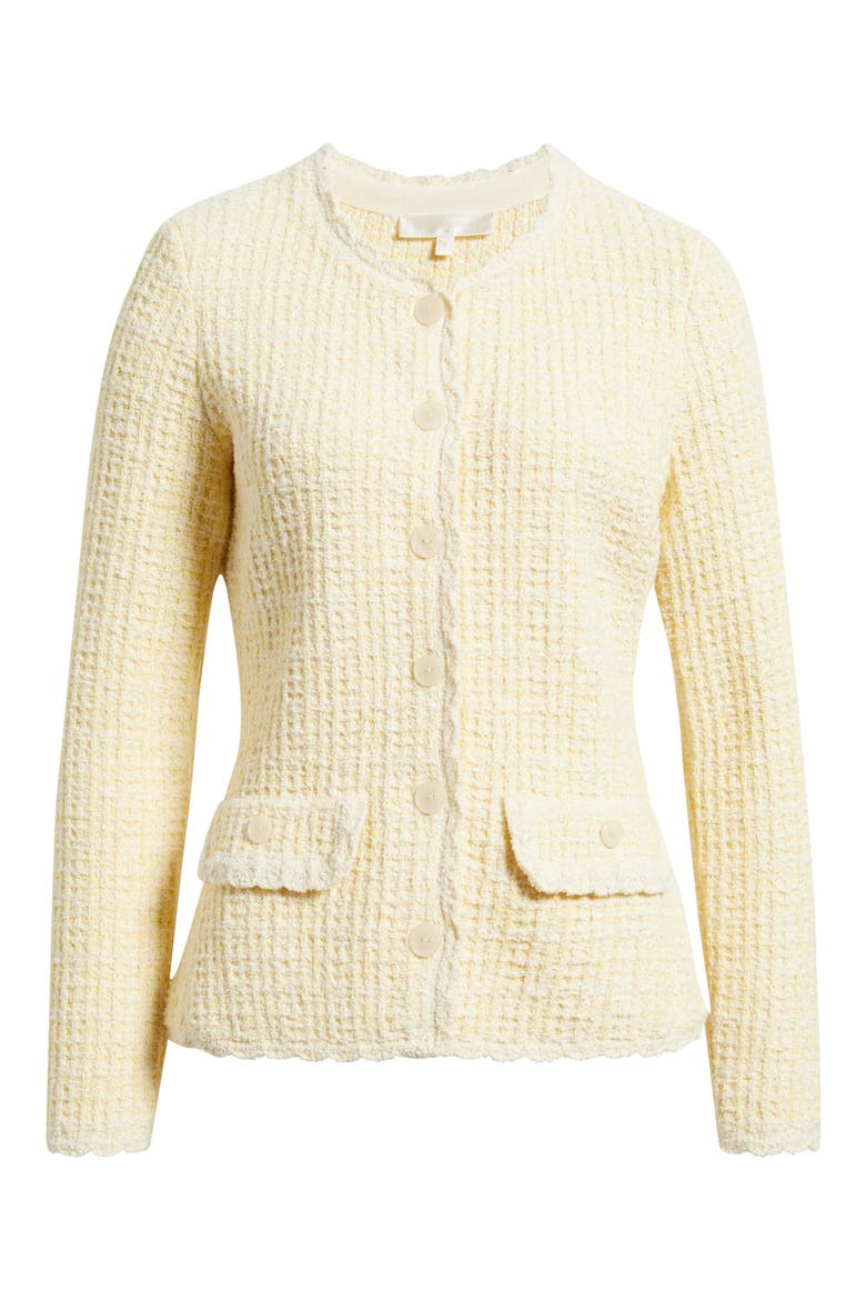 Gaililee Cardigan, Alternate, color, DAYLILY YELLOW