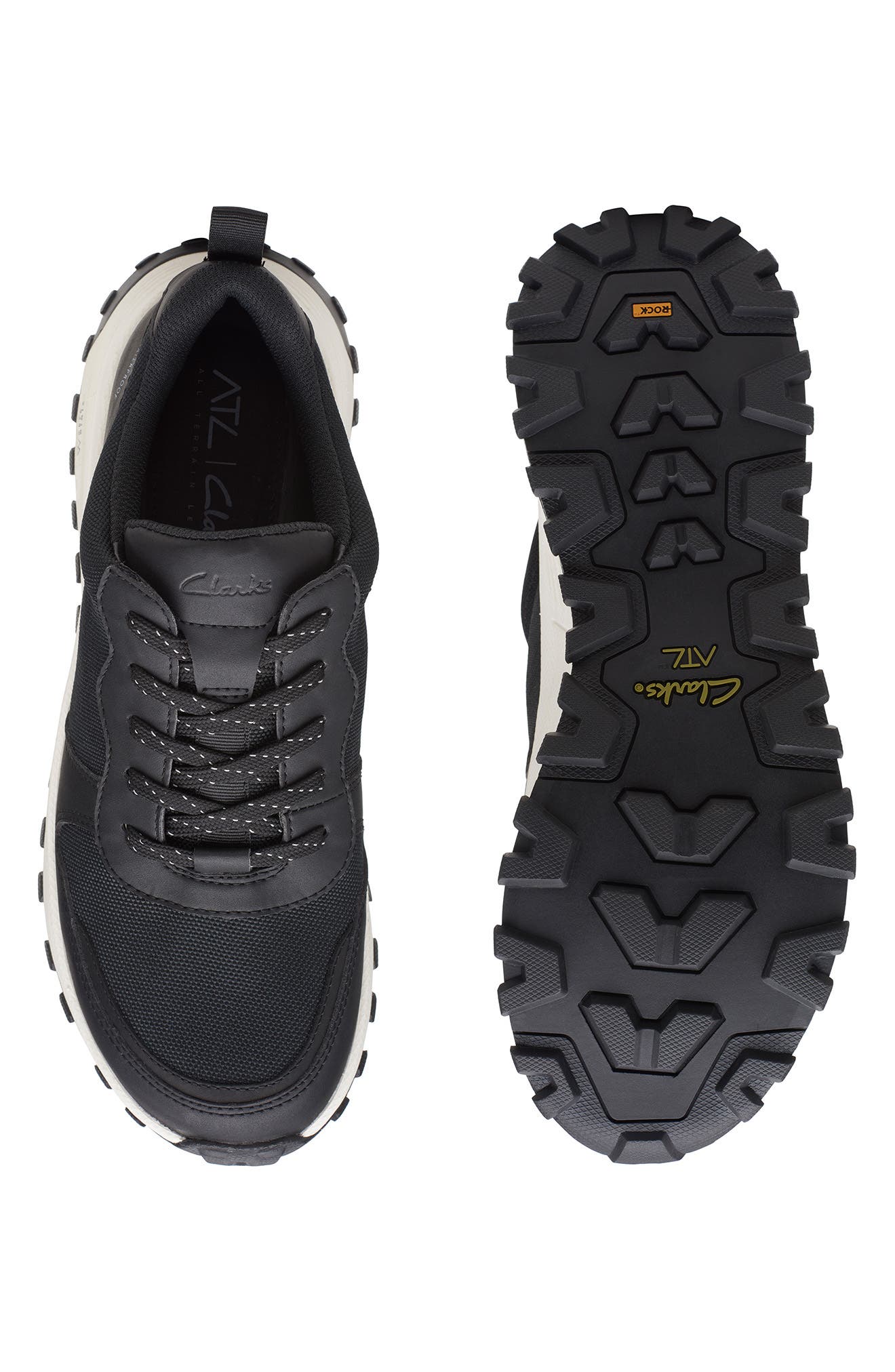 Clarks<sup>®</sup> ATL Trek Free Waterproof Sneaker, Alternate, color, 