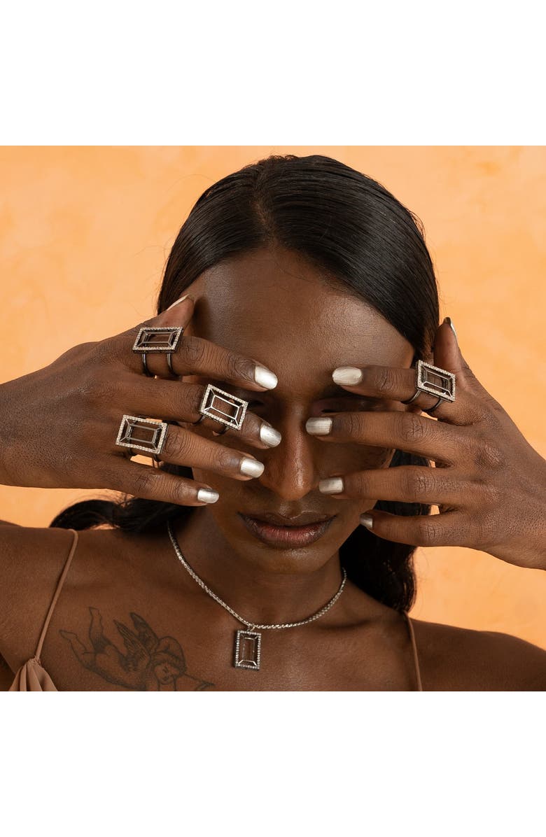 Dhwani Bansal VAZIO RING, Alternate, color, Gunmetal Grey