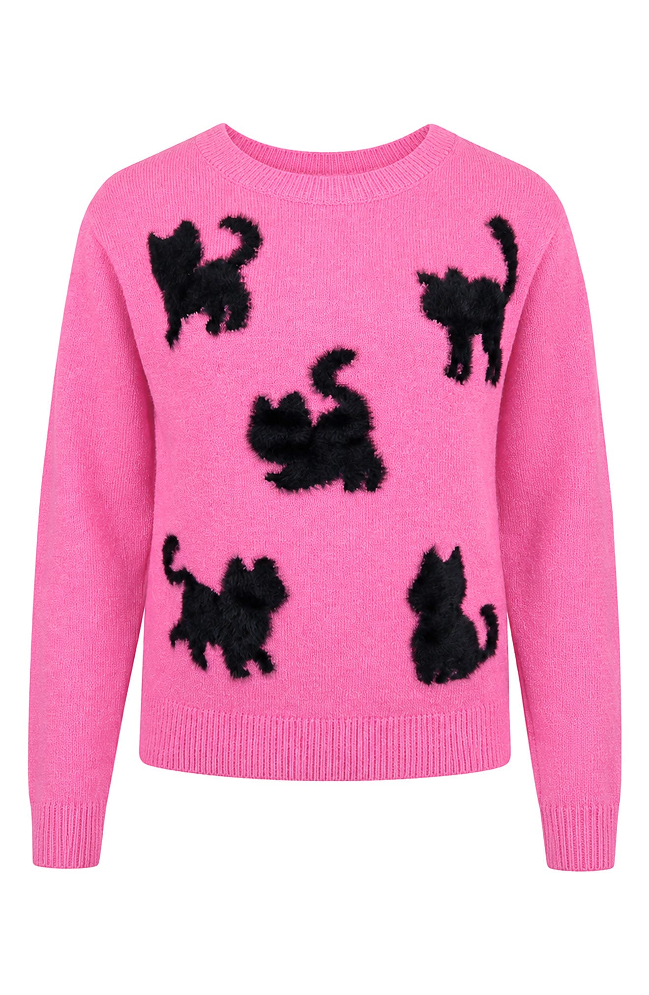 Kids' Eyelash Cat Sweater