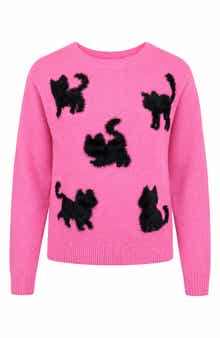 Kids' Eyelash Cat Sweater