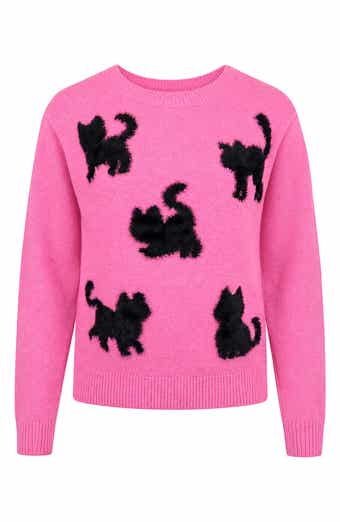 Kids' Eyelash Cat Sweater
