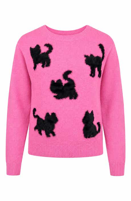 Kids' Eyelash Cat Sweater
