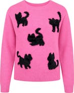 Zunie Kids' Eyelash Cat Sweater