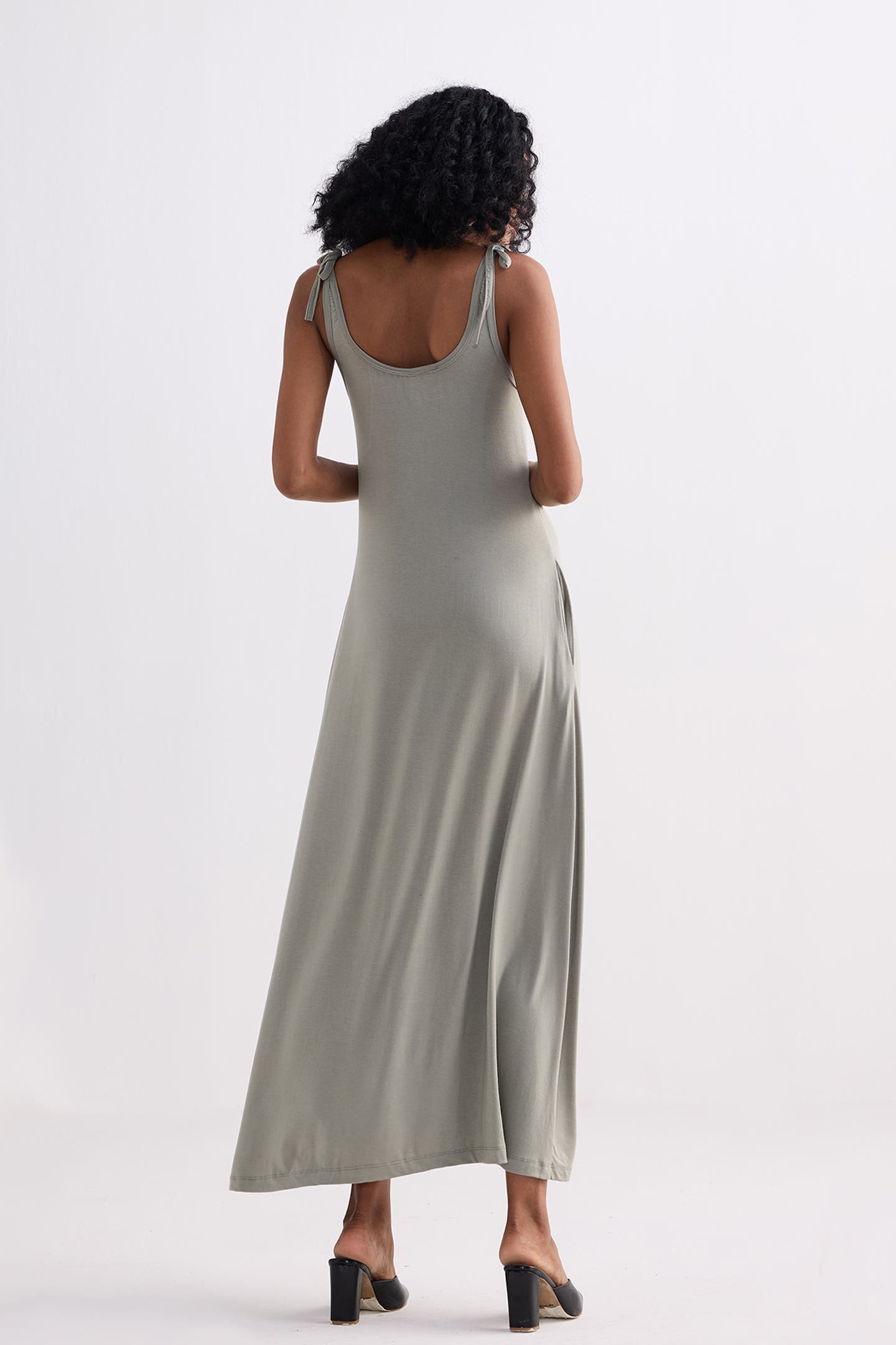 Tie-Detail Maxi Dress - image 4