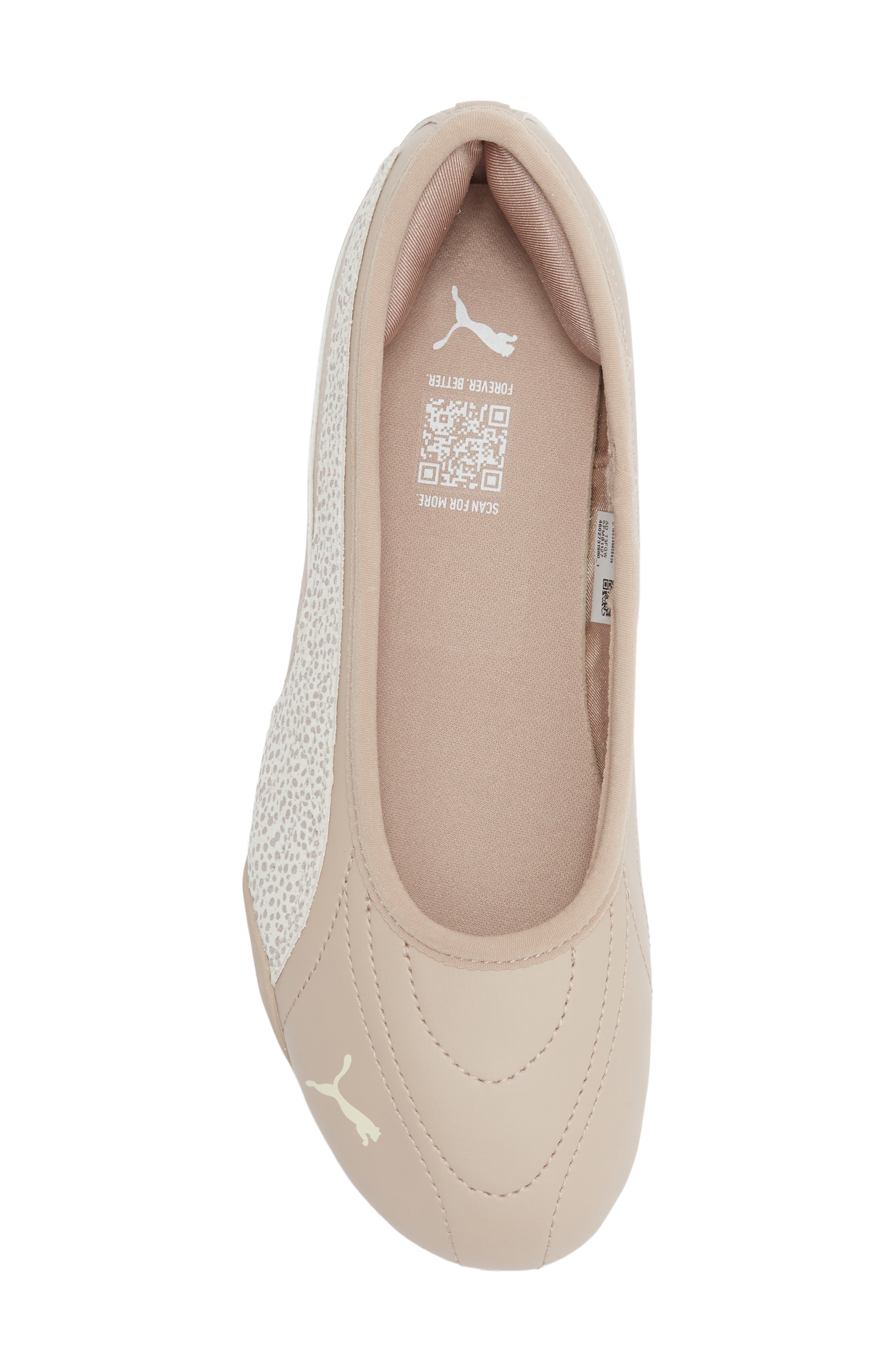 PUMA Catch Soleil Ballerina Flat, Alternate, color, Rose Latte/ Frosted Ivory/ Gld